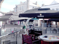 Commercial Umbrella for local bar cafe